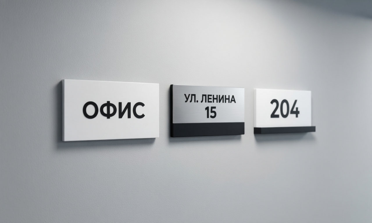 табличка указатель